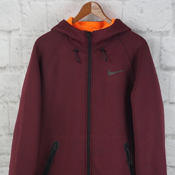 nike burgundy jacket